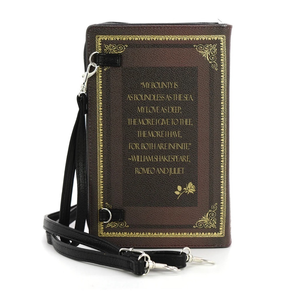 Romeo and Juliet Book Clutch/Crossbody Bag​​ - Picture 3 of 4